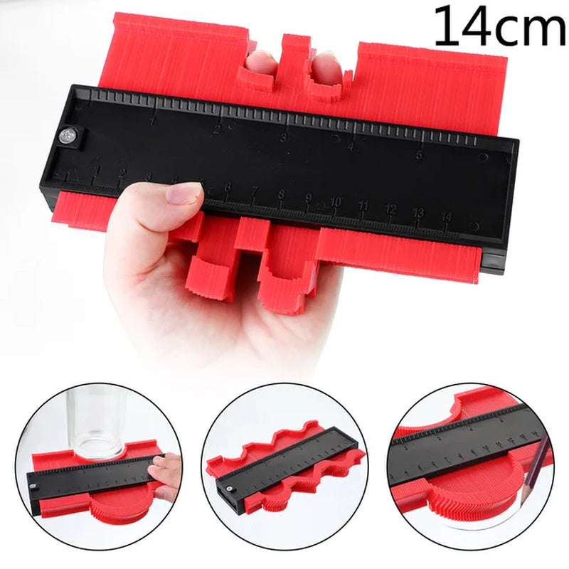 Profile Duplication Gauge Shape Gauge Duplicator Plastic Contour Copy Duplicator Magic Measuring Tool for Woodworking Tool