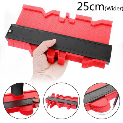 Profile Duplication Gauge Shape Gauge Duplicator Plastic Contour Copy Duplicator Magic Measuring Tool for Woodworking Tool