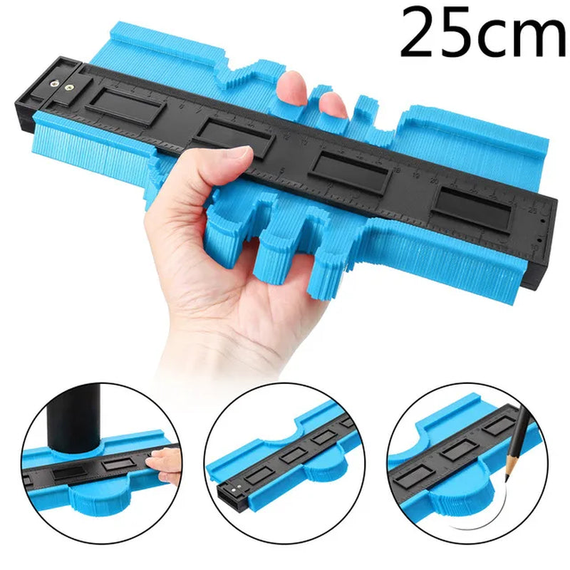Profile Duplication Gauge Shape Gauge Duplicator Plastic Contour Copy Duplicator Magic Measuring Tool for Woodworking Tool
