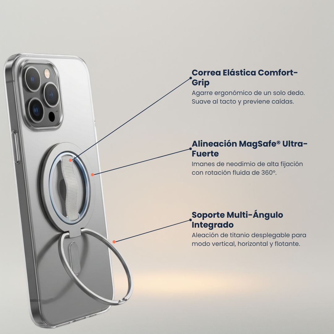 Soporte Magnético MagOne 3.ª Gen | Ultra-Slim & MagSafe
