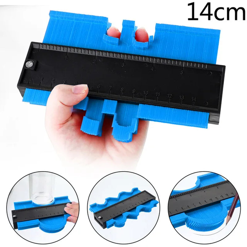 Profile Duplication Gauge Shape Gauge Duplicator Plastic Contour Copy Duplicator Magic Measuring Tool for Woodworking Tool