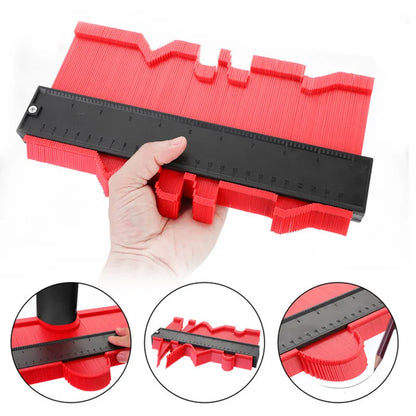 Profile Duplication Gauge Shape Gauge Duplicator Plastic Contour Copy Duplicator Magic Measuring Tool for Woodworking Tool